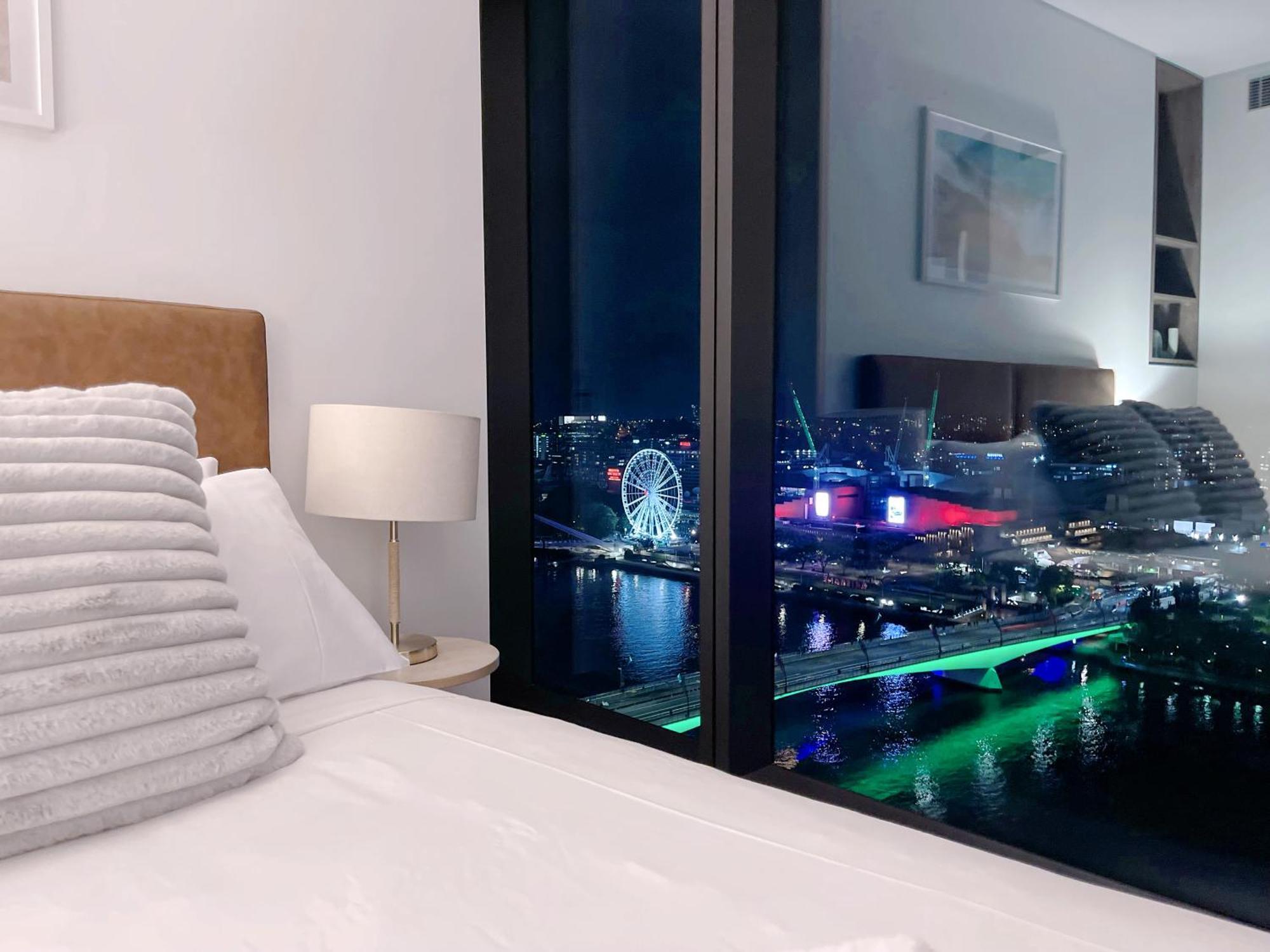 Brisbane Riverfront Oasis 2Bed Panoramic Riverview Exteriér fotografie